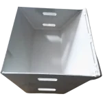 Koszyk recyklingu zamknięty z mat. mocującym