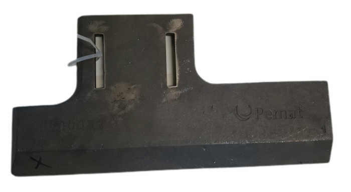 Pemat_013 Łopata zewn.żeliwo PM75/2250 L-450mm M 12x55
